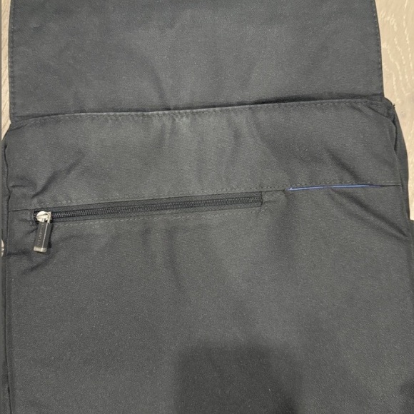 Moleskine Slim Laptop Backpack Bag Tote  Briefcase - Gray/Blue - Picture 3 of 5
